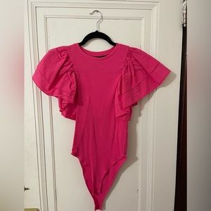 Pink Zara bodysuit